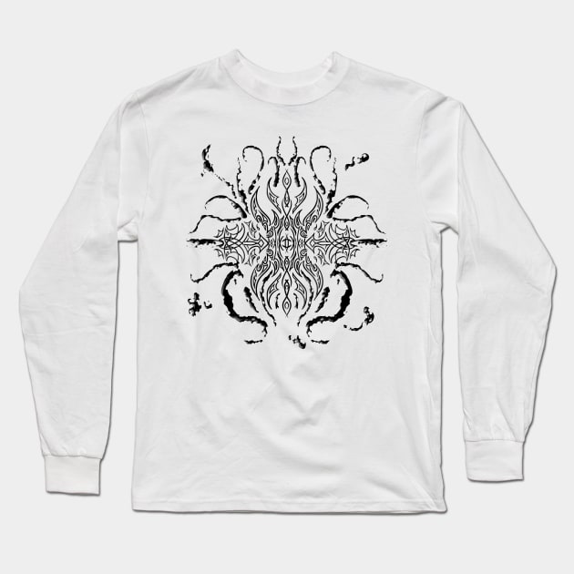 tattoo pattern abstraction Long Sleeve T-Shirt by AndreyG